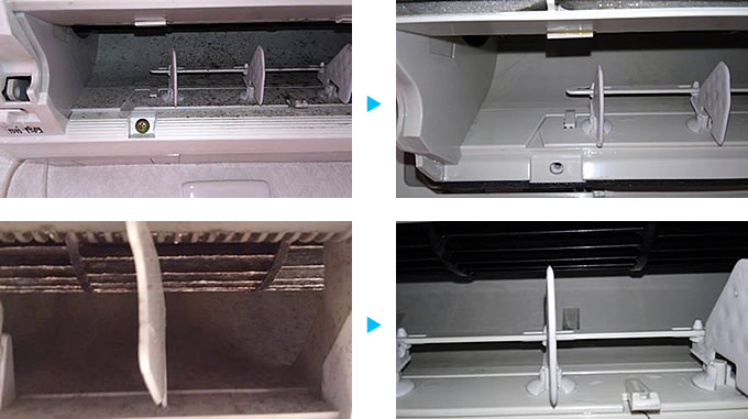エアコン高圧洗浄クリーニング例